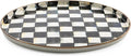 MACKENZIE-CHILDS Enamel Round Tray, Courtly Check - Stylish Serving