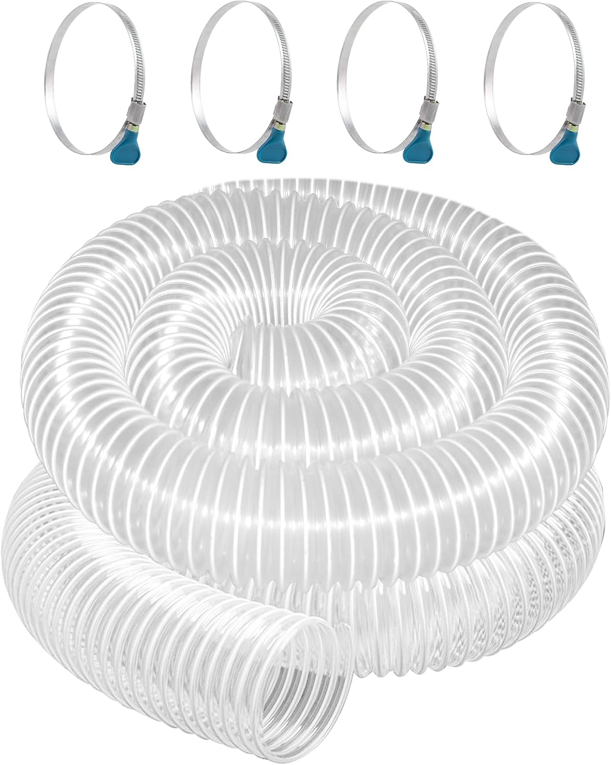 4 in x 20 ft Dust Collection Hose for Efficient Fume Control