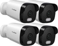 LaView 5MP Outdoor Security Camera 4-Pack - Color Night Vision