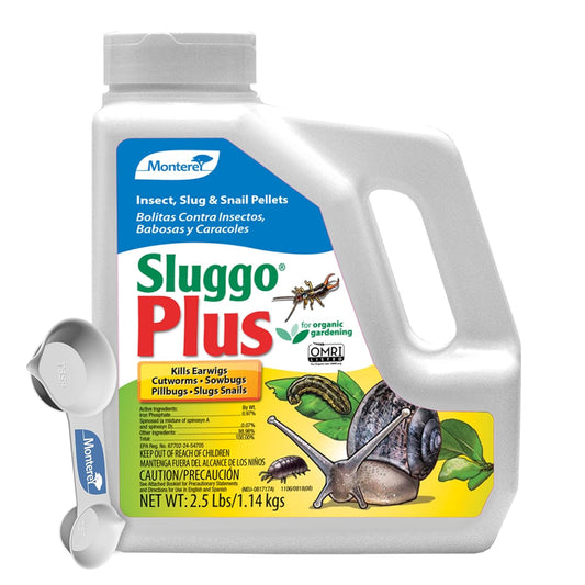 Monterey Sluggo Plus Snail & Slug Killer for Organic Gardening