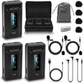 Wireless Camera Microphone Lapel Mic Duo - Compact 2.4GHz System