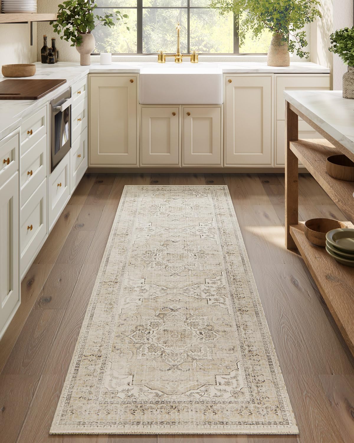 Machine Washable Runners Rug for Hallway: Soft Non-Slip Design