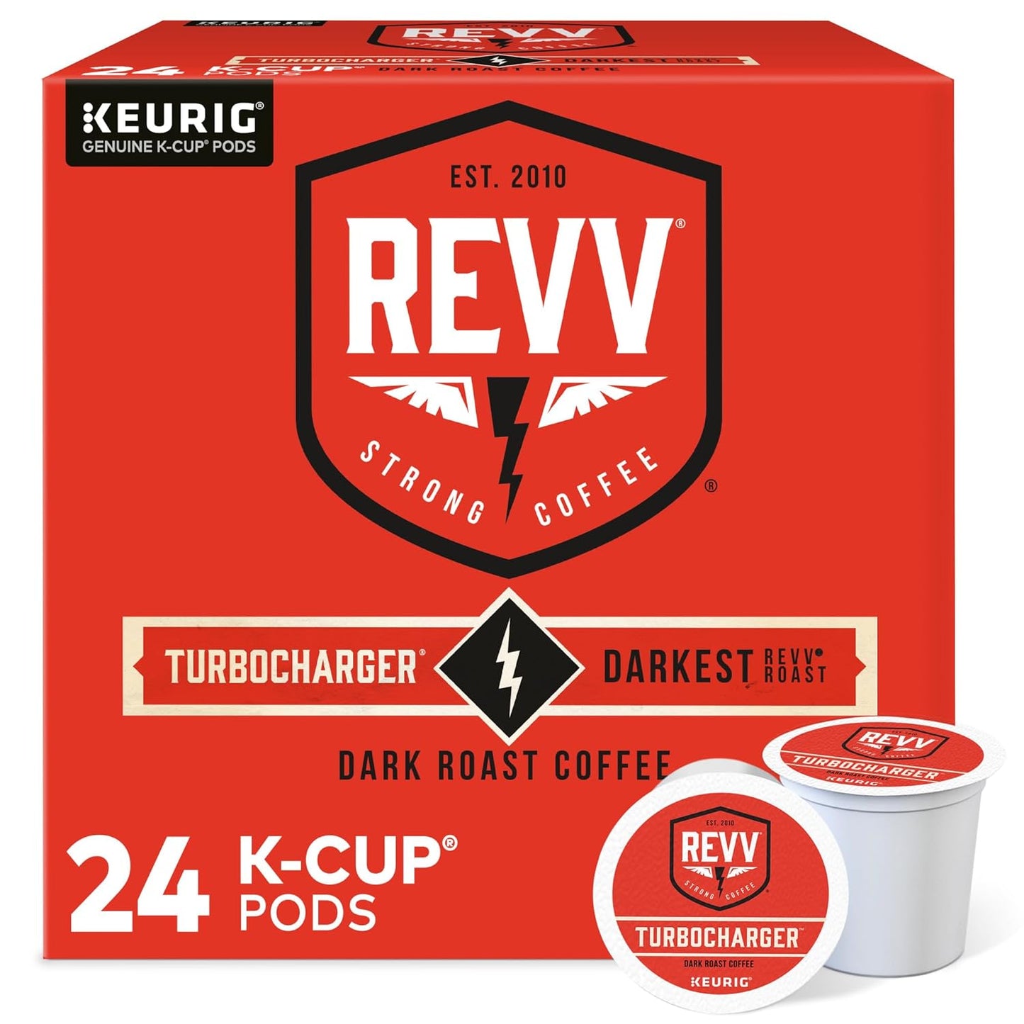 REVV Turbocharger K-Cup Pods Dark Roast Coffee 96 Count Review