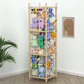 Stuffed Animal Storage Zoo Plaque Organizer - Large Capacity