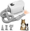 High Velocity Dog Hair Dryer for Pet Grooming - Fast 20-Min Drying
