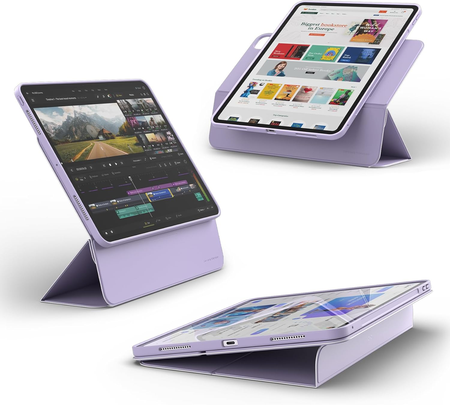 Dexnor iPad Pro 13 Inch Case M4 2024 with Magnetic Floating Design