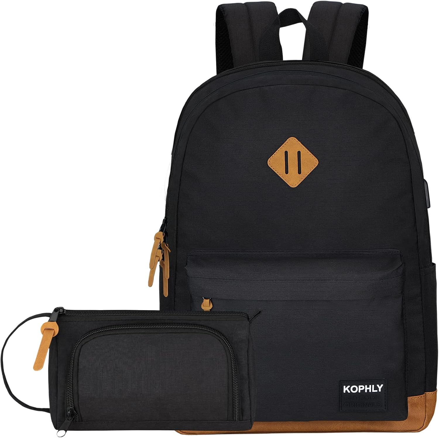 Lightweight Travel Laptop Backpack with USB Charging Port