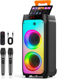 Wireless Karaoke Machine with Two Microphones for Fun Gatherings