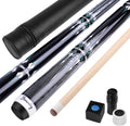 Pool Cue Kit Stained Maple 58 in Pool Stick with Case - Starter Kit
