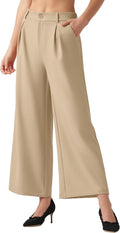 Willit Women's Wide Leg Pants High Waist Work Dress Pants - Versatile