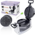 2-in-1 Rotating Waffle & Omelet Maker ~ Non-Stick