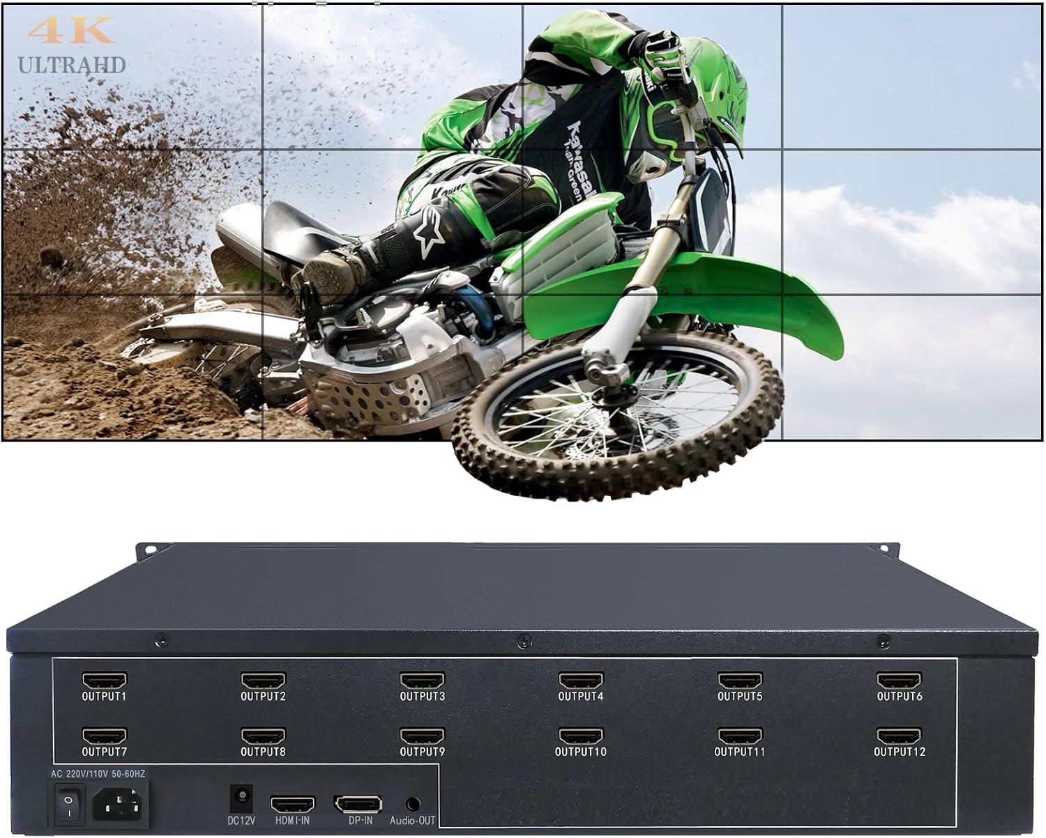 12-Channel Video Wall Controller for Stunning 4K Displays