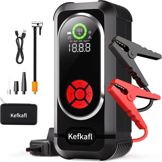 Kefkafl 4500A Jump Starter & Air Compressor