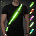 LED Reflective Belt Sash - Rechargeable High Visibility Safety Strap
