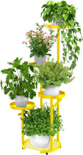 TOSKING 5-Tier Metal Plant Stand for Indoor and Outdoor Decor
