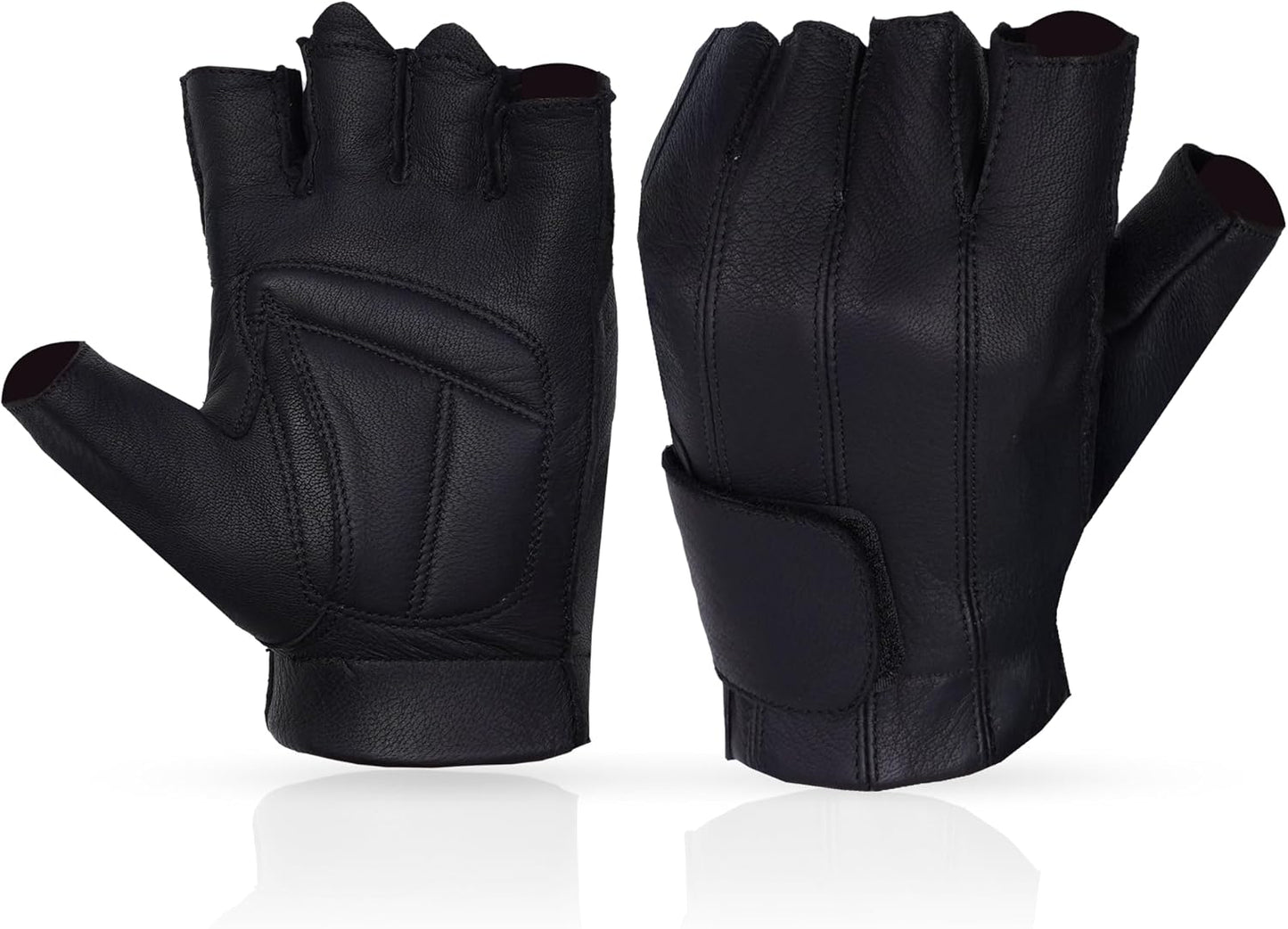 Premium Leather Motorcycle Gloves for Men by Daniel Smart