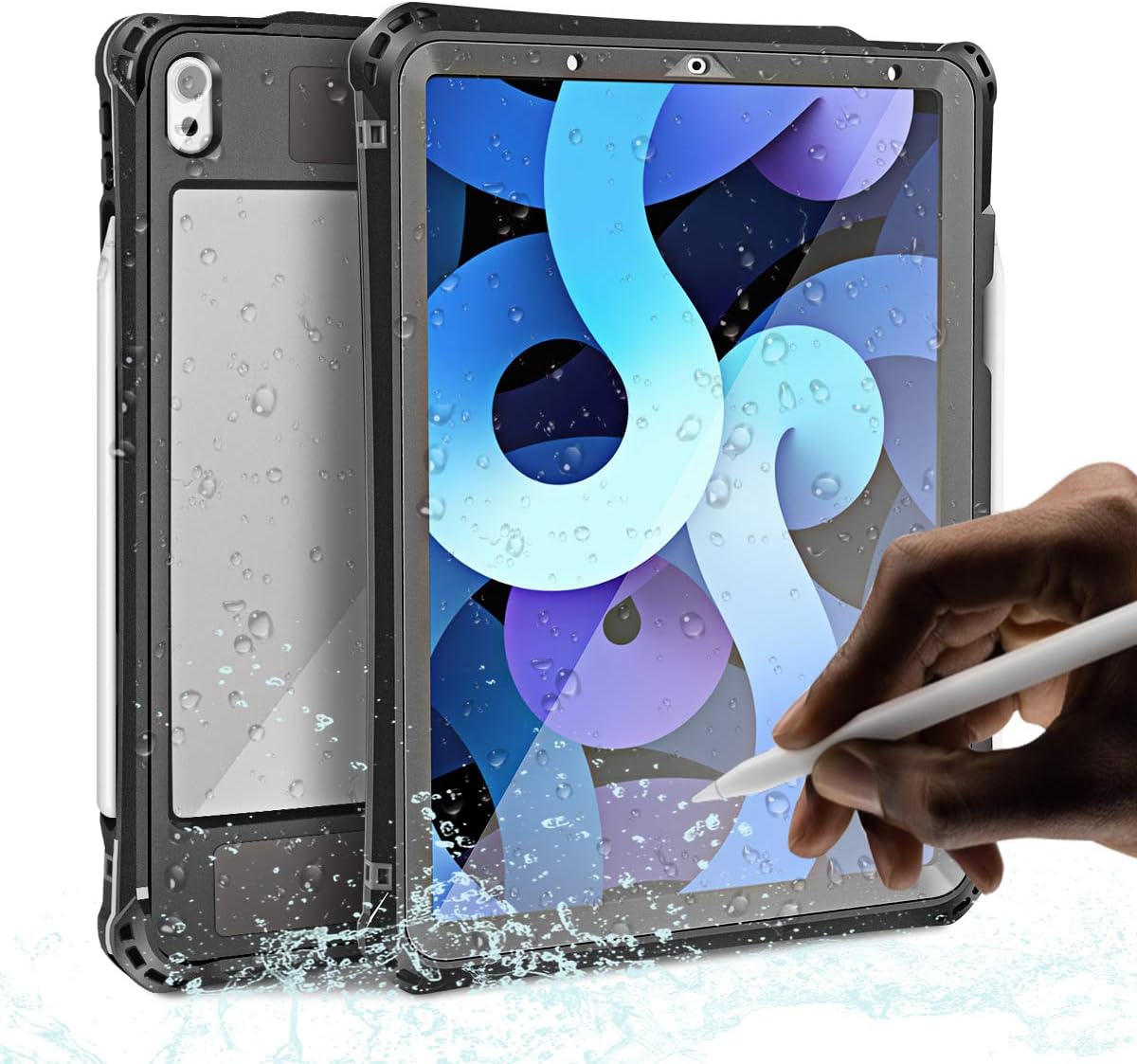 AICase iPad Air 4th/5th Gen Waterproof Case with Kickstand