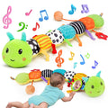 Baby Sensory Caterpillar Toy 4-in-1 Musical Rattle Plush - Tummy Time