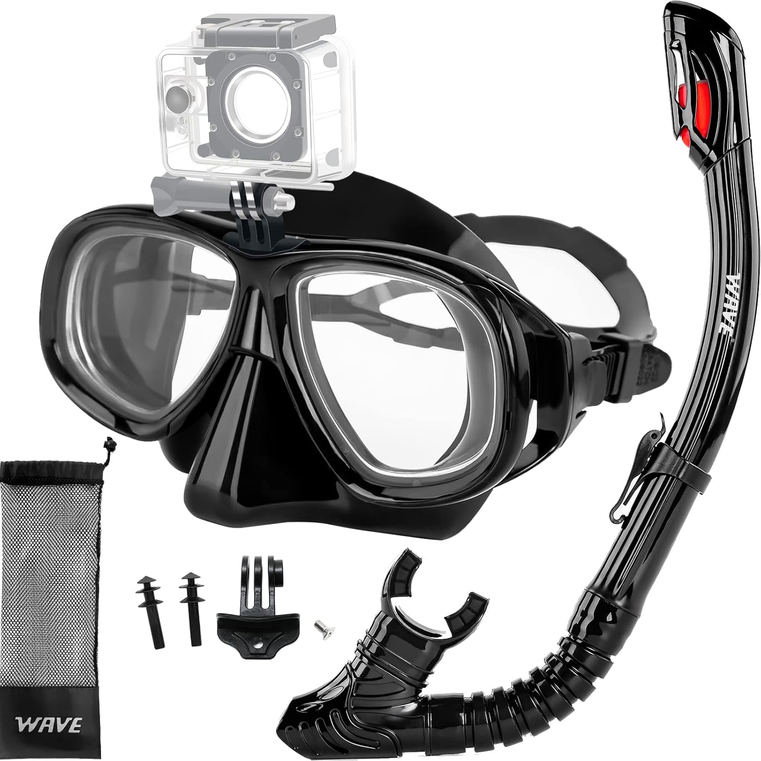 Nearsighted Snorkel Gear Set for Clear Underwater Vision