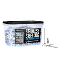 #10 x 3 Marine Grade Type 316 Stainless Steel Wood Screws - 300 Pack