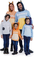 Bluey Bingo Family Fleece Pullover Hoodie - Matching Cosplay Fun