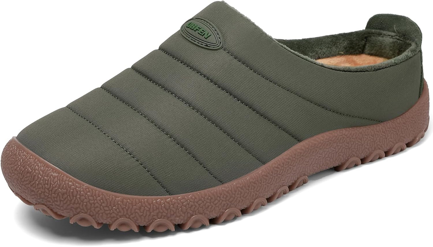 UBFEN Winter Warm Slippers with Fuzzy Plush Lining for All
