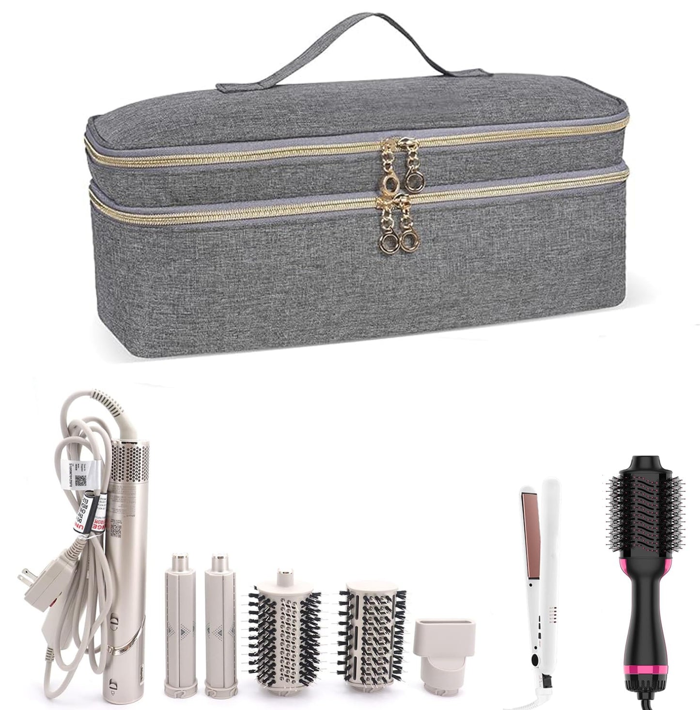 Portable Double-Layer Hair Styler Case for Revlon & Dyson - WINZEDGE