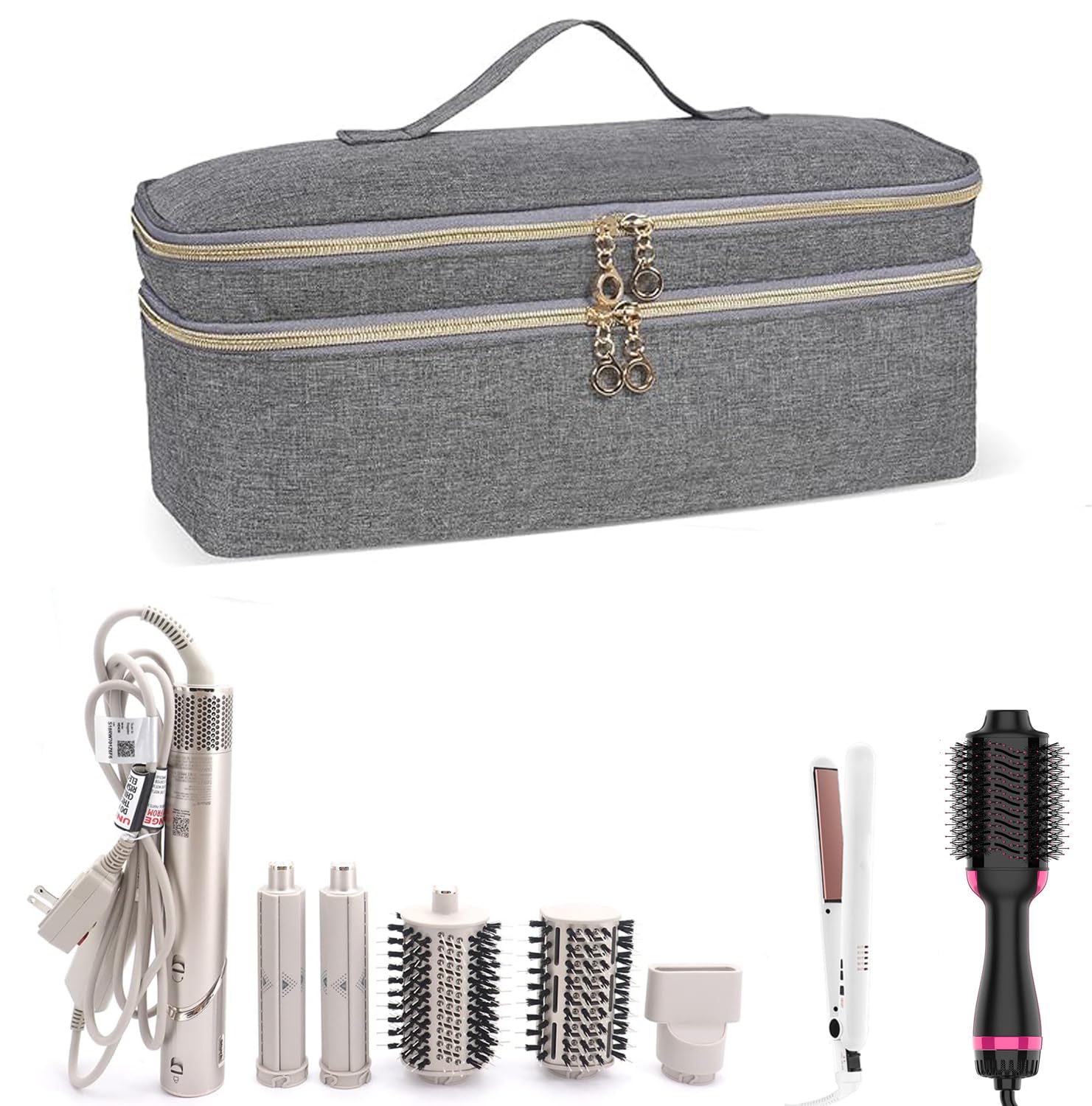 Portable Double-Layer Hair Styler Case for Revlon & Dyson - WINZEDGE