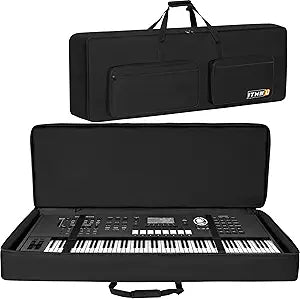 Padded 20mm Shockproof Slim 88 Keys Keyboard Case for Protection