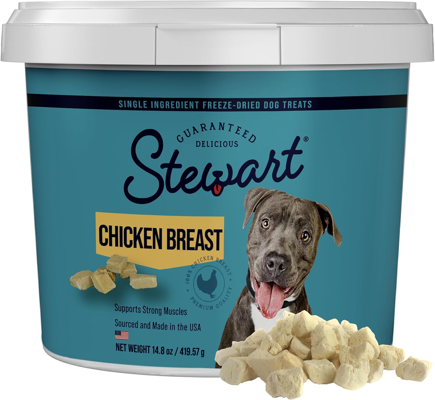 Stewart Chicken Breast Dog Treats - Freeze Dried Raw Nutrition