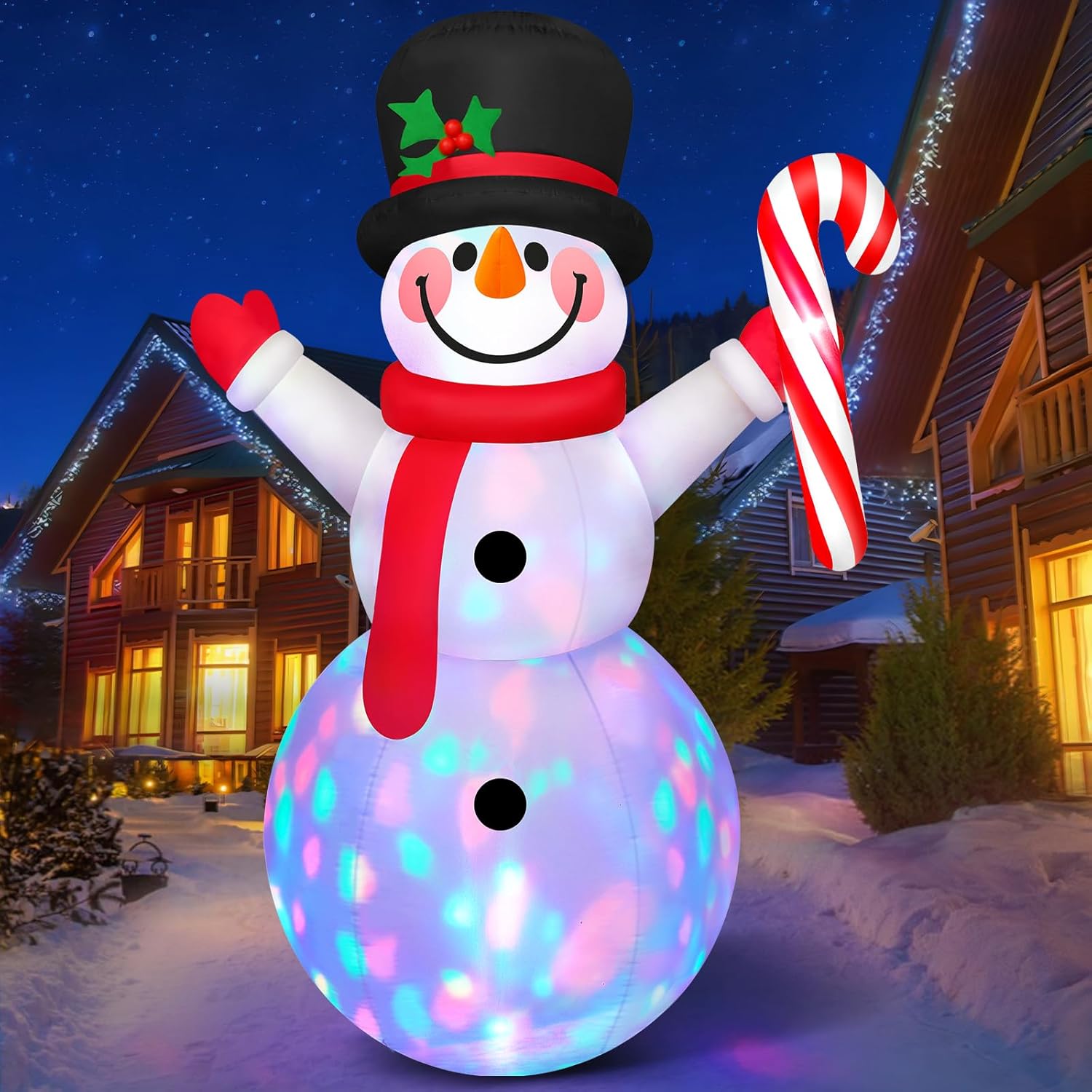 8 FT Tall Christmas Inflatables Outdoor Decorations for Your Yard