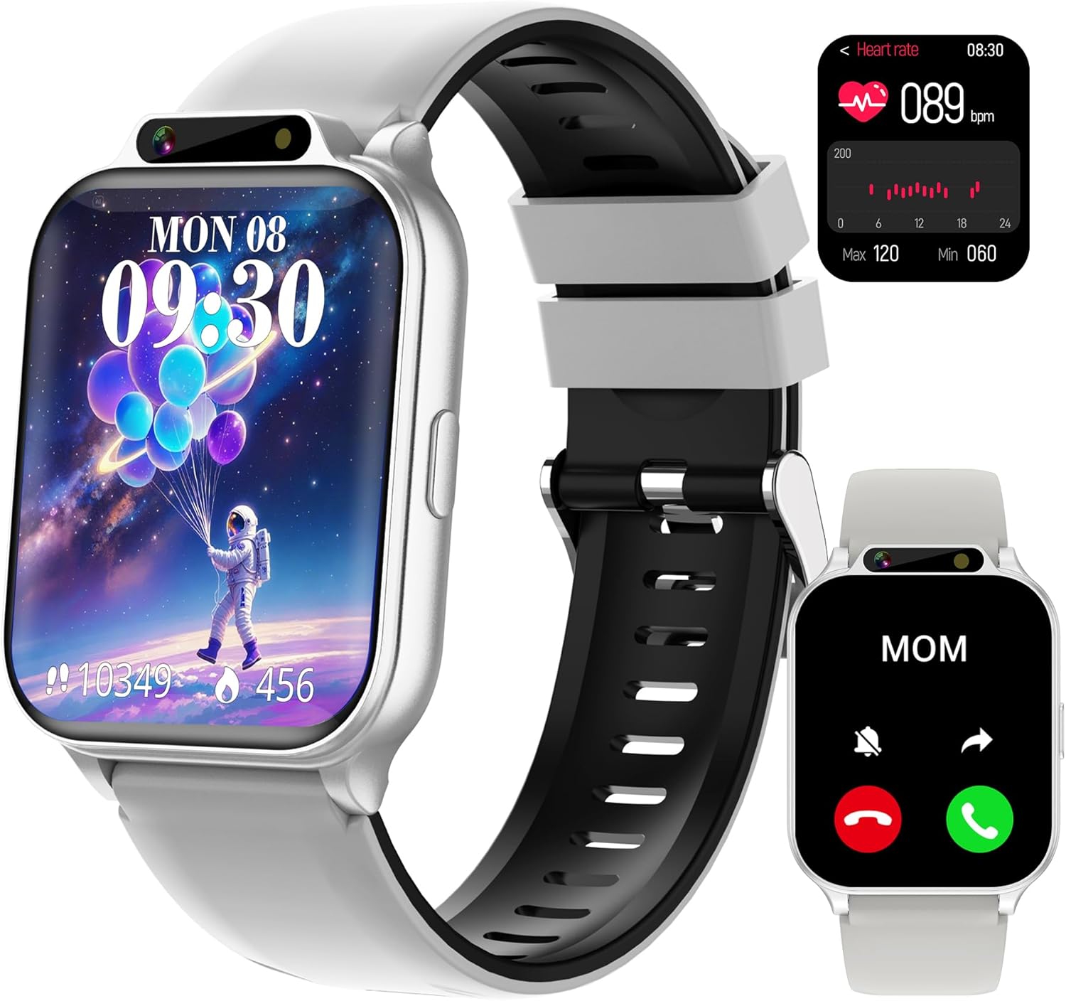 Kids Waterproof Smart Watch with Fitness Tracker for Boys