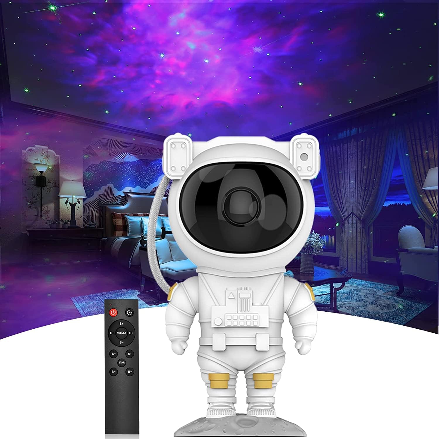LED Star Projector - Soothing Galaxy Night Light