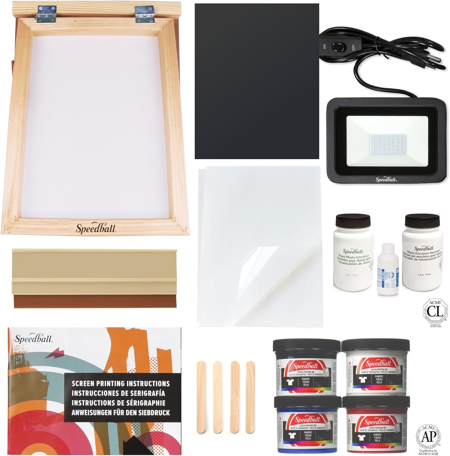 Speedball Advanced All-In-One Screen Printing Kit for Creatives