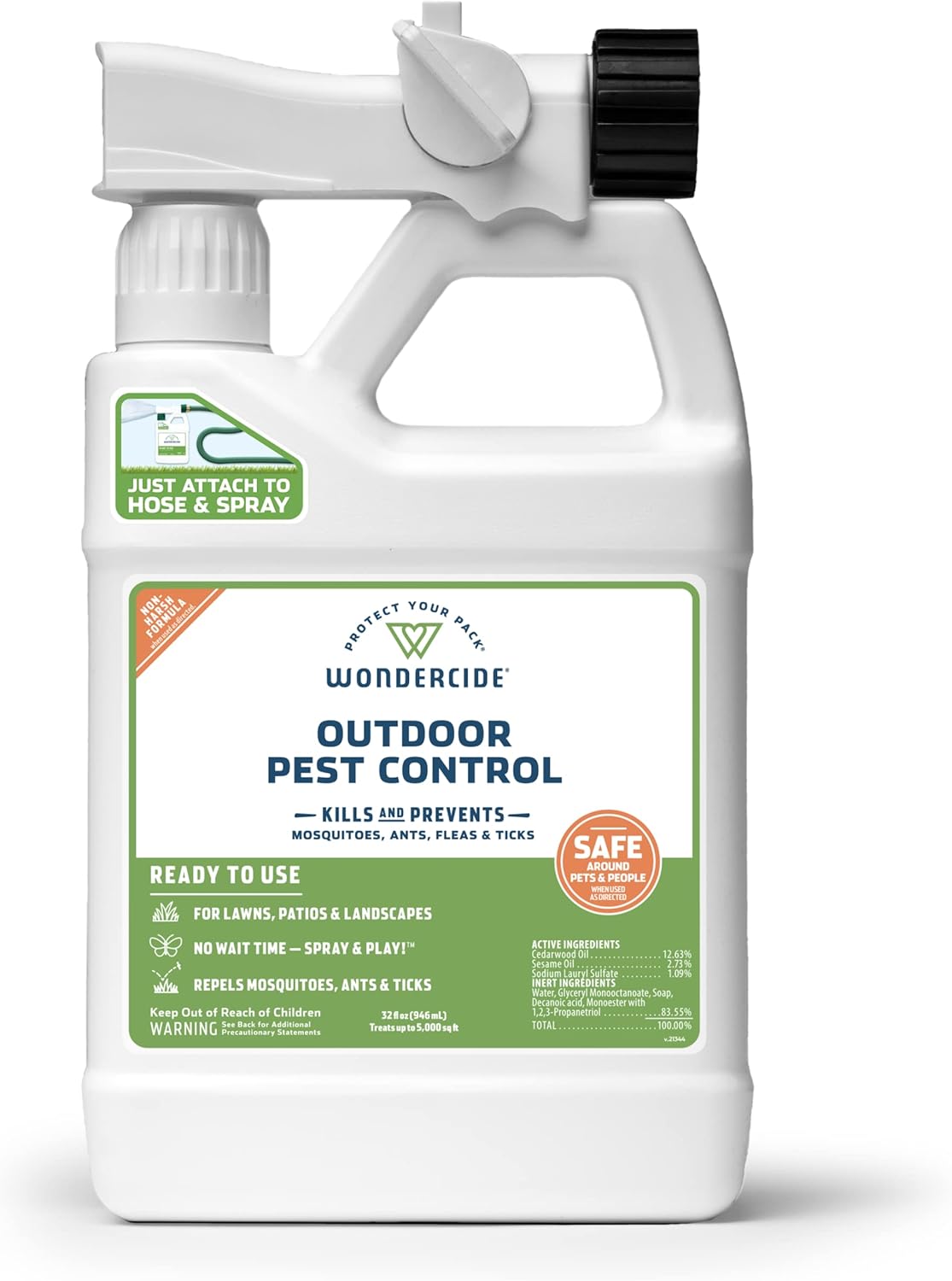 Natural Outdoor Pest Control Spray for Mosquitoes and Ants