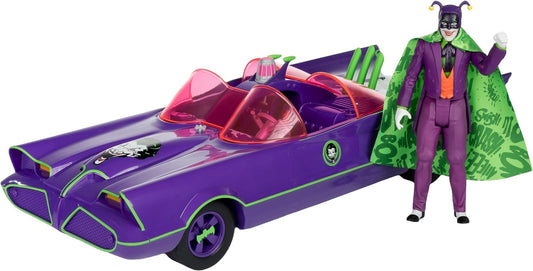 Limited Edition DC Retro Batmobile & The Joker 2pk
