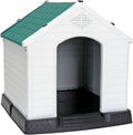 Large Plastic Dog House Indoor Outdoor Durable Ventilated Doghouse