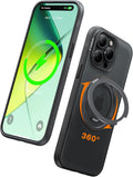 TORRAS 360 Magnetic Stand Case for iPhone 15 Pro Max - Hands-Free