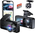 Dash Cam Front and Rear 3 Channel 2K+1080P - Complete Car Coverage