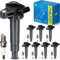 PHILTOP Ignition Coil Pack and Spark Plugs for Toyota Vehicles