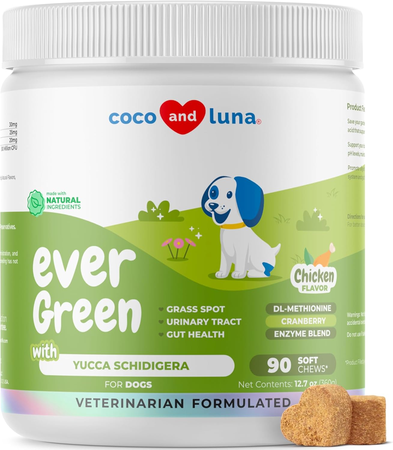 Grass Burn Spot Soft Chews for Dogs - Lawn Saver Solution