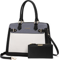 LOVEVOOK Handbag for Women Black PU Leather Tote - 4-in-1 Carry