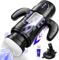 Male Masturbator 2in1 Thrusting & Suction - Compact Training Device