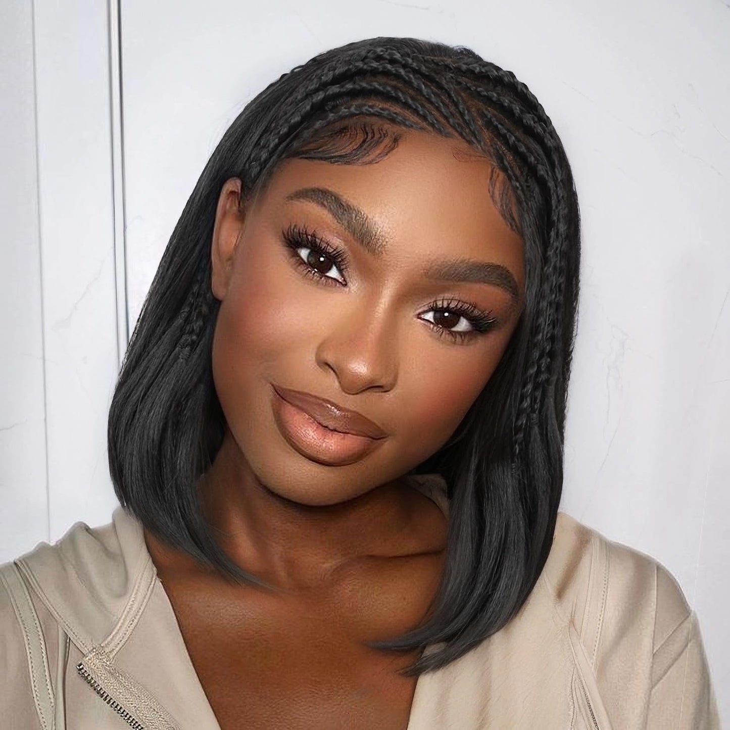 WIGER 13x4 Straight Bob Lace Frontal Wig for Black Women
