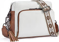 Crossbody Purse for Women Medium Vegan Leather Wallet-Style