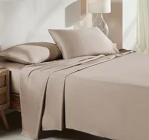 California Design Den Soft Cotton Queen Sheets Set for Comfort