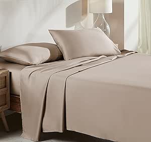California Design Den King Size Cotton Sheets Set for Comfort