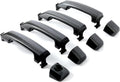 HECASA 4 Door Exterior Handles Kit Gray Compatible with 2007-2022