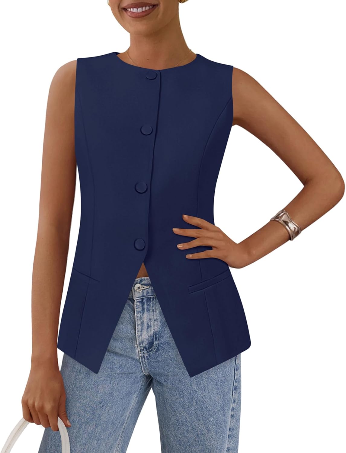 PRETTYGARDEN Women's Summer Suit Vest Tops for Stylish Looks