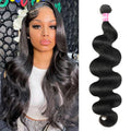 Body Wave Human Hair Bundles 30in 12A - Natural, Bouncy Extensions